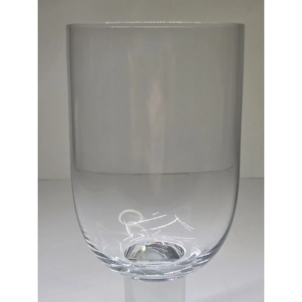Set Of 6 CRATE & BARREL Viva Clear Water Goblets Glasses Rare Discontinued 6.4